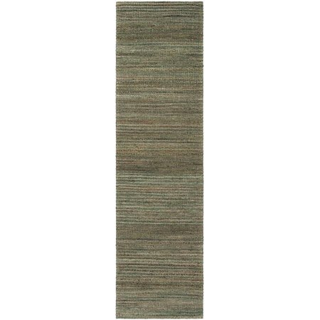 SAFAVIEH Cape Cod Runner Rugs, Sage and Natural - 2 ft.-3 in. x 8 ft. CAP503B-28